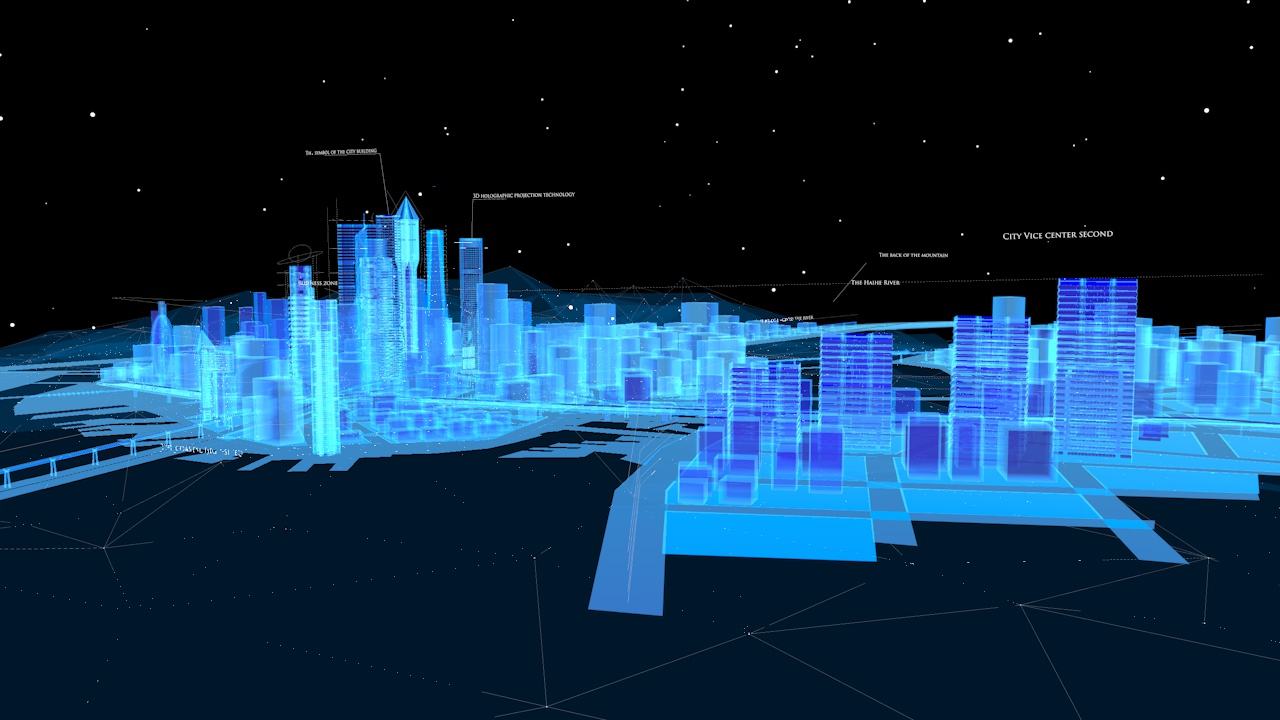 裸眼3D 全息互動投影技術(shù)